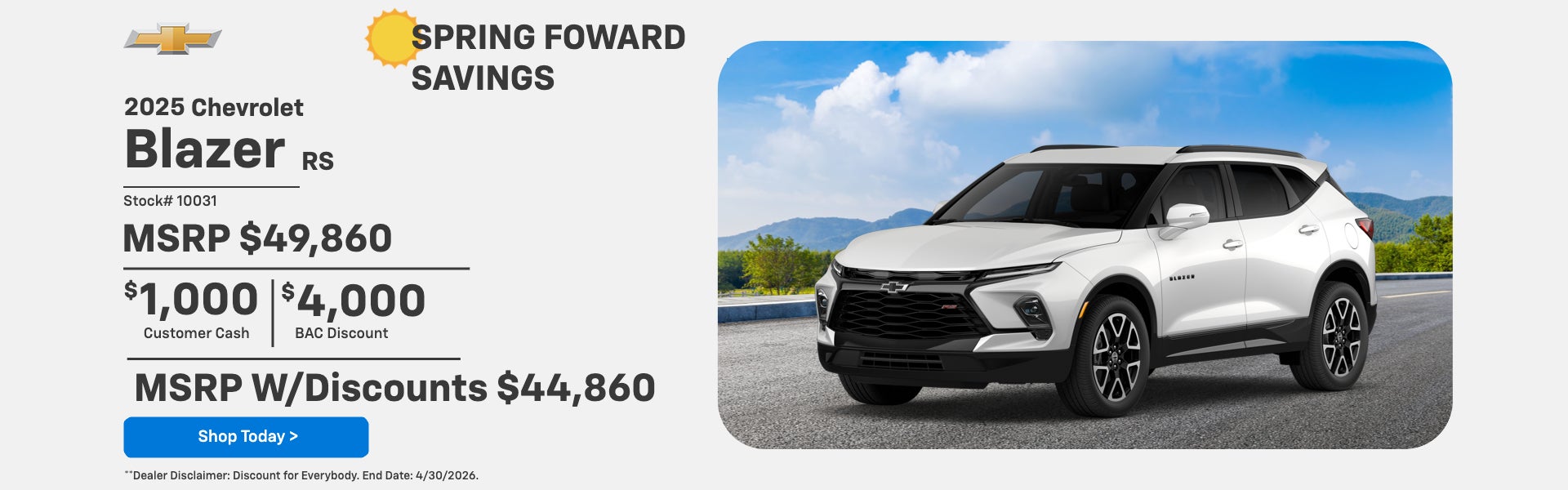 2025 Chevrolet Blazer RS