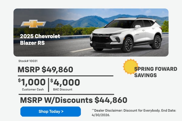 2025 Chevrolet Blazer RS